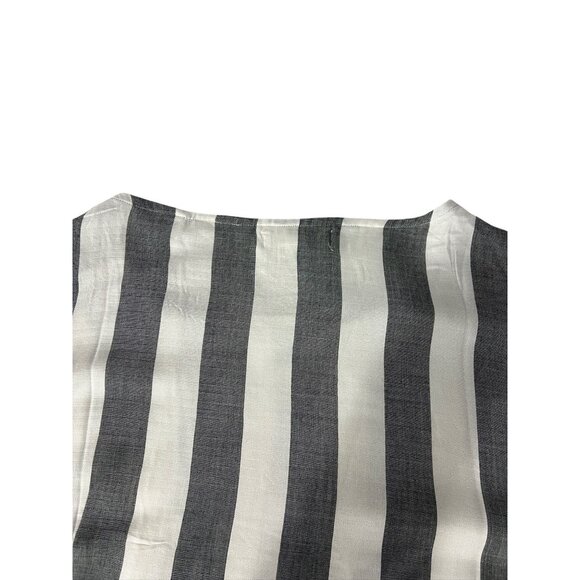 French Laundry NWT Plus New Size Striped Cold Shoulder Top 3X Black White Nautic - Picture 15 of 15